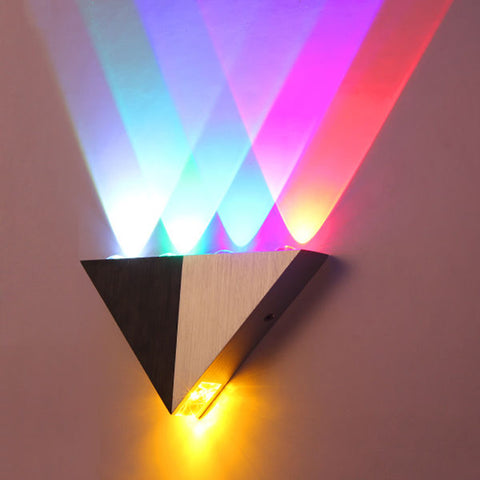 5W Aluminum Triangle Led Wall Lamp