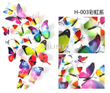 3D PVC Butterfly Wall Stickers