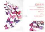 3D PVC Butterfly Wall Stickers