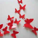 3D PVC Butterfly Wall Stickers