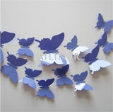 3D PVC Butterfly Wall Stickers