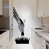 Zebra wall decals