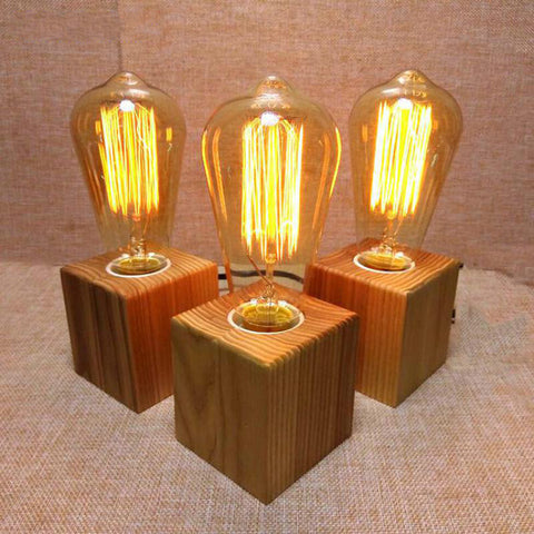 Wooden Table Lamp