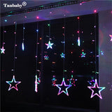 Tanbaby LED Window Curtain lights Decoration