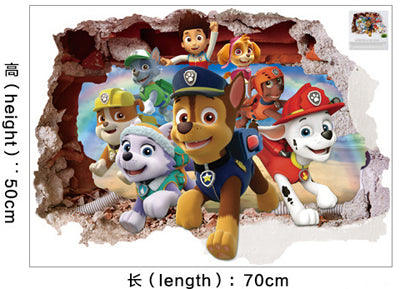 3D Paw Patrol Dogs Cartoon