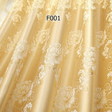 European Golden Royal Luxury Curtains