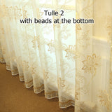 European Golden Royal Luxury Curtains