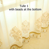 European Golden Royal Luxury Curtains